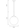 Подвесной светильник Arte Lamp A1561SP-1CC