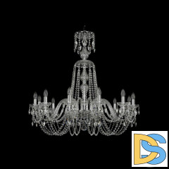 Подвесная люстра Bohemia Ivele Crystal 1402/12/360/XL-95 Ni