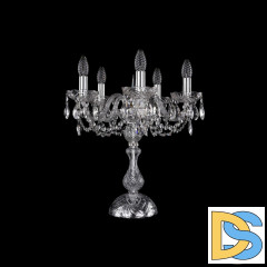 Настольная лампа Bohemia Ivele Crystal 1402L/5/141-47 Ni
