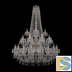 Подвесная люстра Bohemia Ivele Crystal 1403/20+10+5/400/h-160/3d G