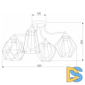 Потолочная люстра TK Lighting Galaxy 1645 Galaxy 4