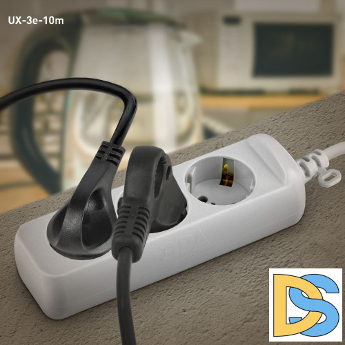 Удлинитель электрический Эра UX-3e-10m Б0038578