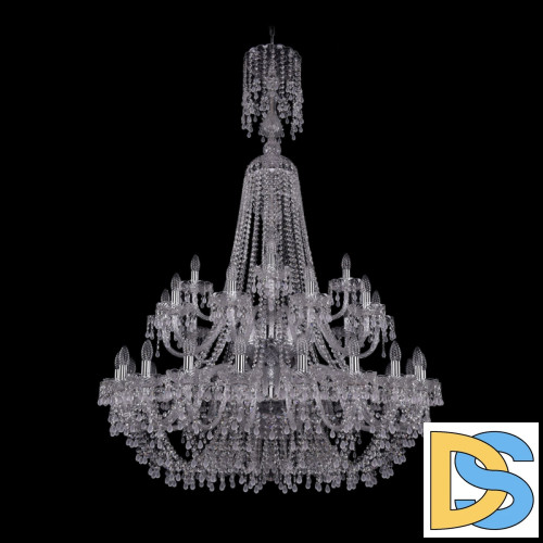 Подвесная люстра Bohemia Ivele Crystal 1410/20+10+5/400/XL-160/2d Ni V0300