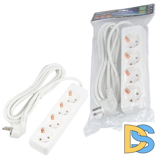 Удлинитель бытовой Uniel Ultra S-GCU4-3 WHITE UL-00010006