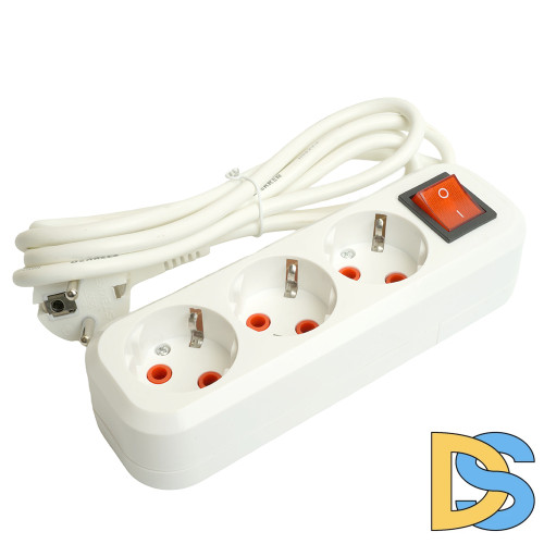 Удлинитель трехместный Stekker Home 49354