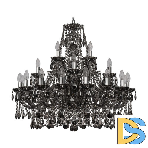 Подвесная люстра Bohemia Ivele Crystal 1411/16+4+4/300 Ni M731