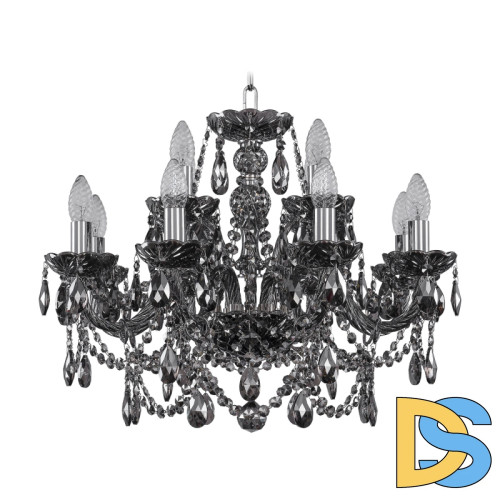 Подвесная люстра Bohemia Ivele Crystal 1411/8+4/195 Ni M731