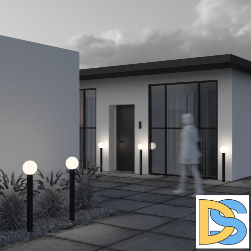 Ландшафтный светильник Maytoni Bold O598FL-01B