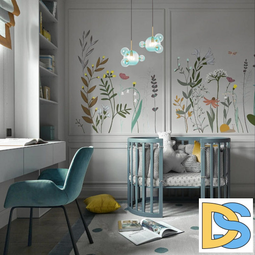 Подвесной светильник Loft IT Bolle 2027-P4 Blue mini