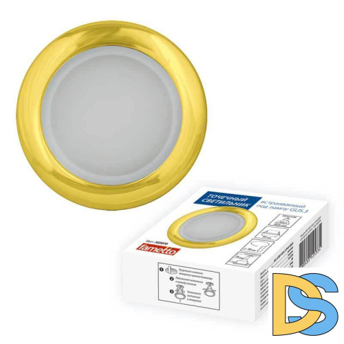 Встраиваемый светильник Fametto Arno DLS-A201 GU5.3 IP44 Gold