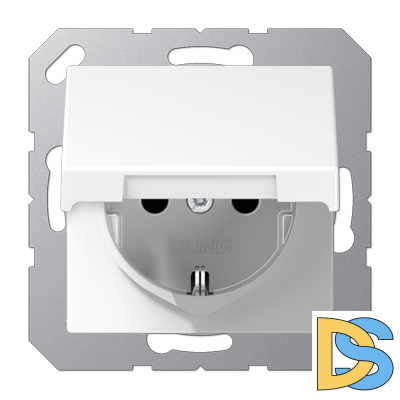 Розетка штепсельная Schuko Jung A1520BFKIKLWW