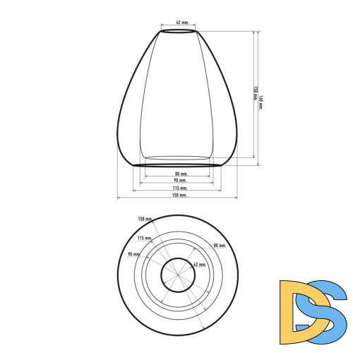 Плафон 33 Идеи S.30.GR