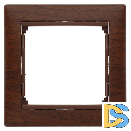Рамка 1-постовая Legrand Valena тонированное дерево 770311