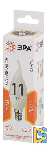 Лампа светодиодная Эра E14 11W 2700K LED BXS-11W-827-E14 Б0032992