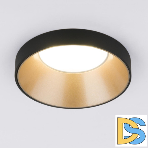 Встраиваемый светильник Elektrostandard 112 MR16 золото/черный 4690389169038