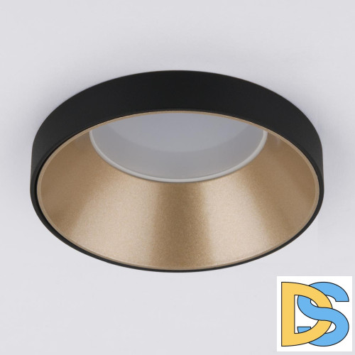 Встраиваемый светильник Elektrostandard 112 MR16 золото/черный 4690389169038