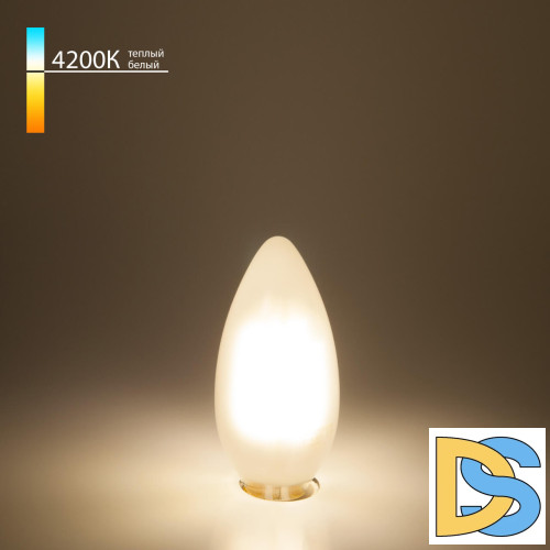 Лампа светодиодная филаментная Elektrostandard E14 7W 4200K матовая 4690389041419