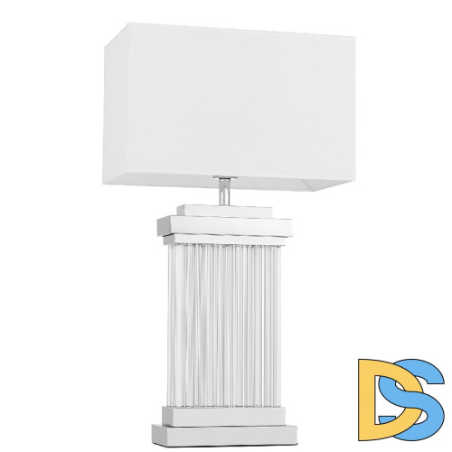 Настольная лампа Lumina Deco Davos LDT 310 CHR+WT