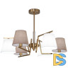 Люстра на штанге Eurosvet Ozark 60149/6 латунь a064975