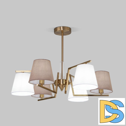 Люстра на штанге Eurosvet Ozark 60149/6 латунь a064975