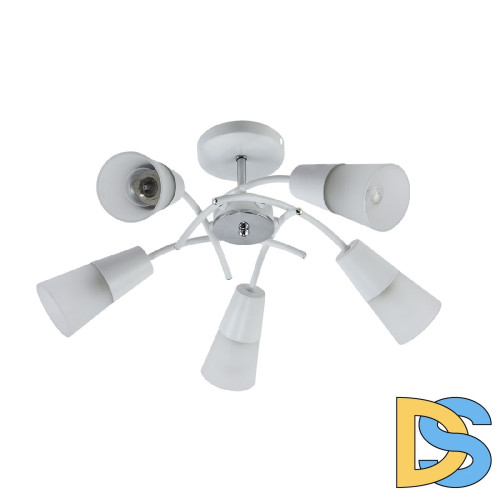 Люстра на штанге Escada Calla 1109/5P White