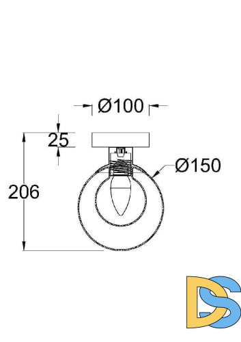 Бра Maytoni Basic form MOD521WL-01G1