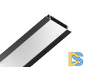 Алюминиевый встраиваемый профиль Ambrella Light Alum Profile GP1100BK