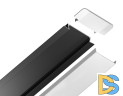 Алюминиевый встраиваемый профиль Ambrella Light Alum Profile GP1100BK