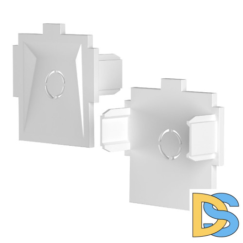 Комплект заглушек к встраиваемому шинопроводу (2 шт.) Maytoni Radity TRA084EC-12W