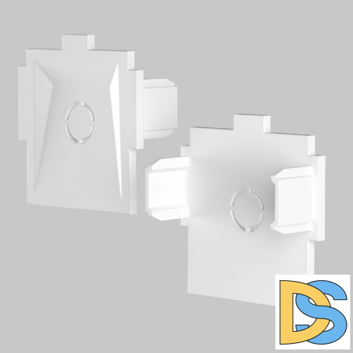 Комплект заглушек к встраиваемому шинопроводу (2 шт.) Maytoni Radity TRA084EC-12W