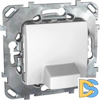 Кабельный вывод, Белый, серия Unica, Schneider Electric