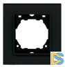 Рамка 1-я из закаленного стекла черная Vesta-Electric Exclusive Black