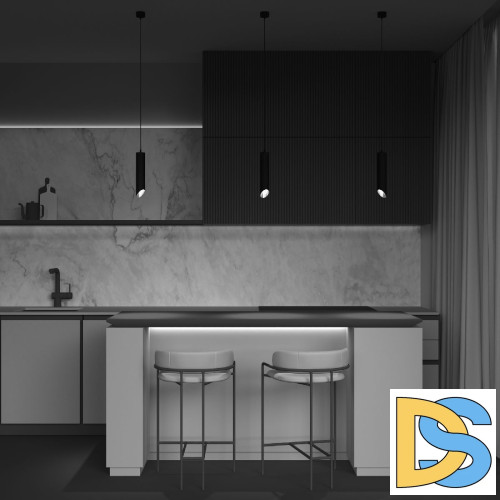 Подвесной светильник Maytoni Technical Lipari P044PL-01-40GU10-B