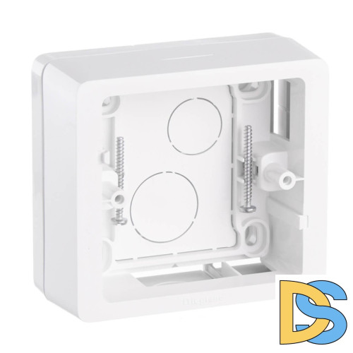 Коробка накладного монтажа 1-постовая Legrand Celiane белая 080241