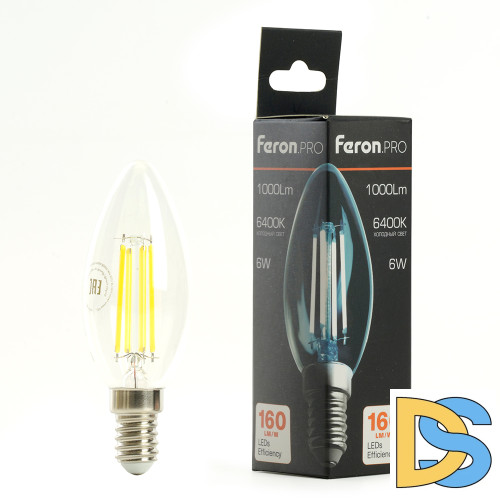 Светодиодная лампа Feron LB-1206 E14 6W 6400K 51246