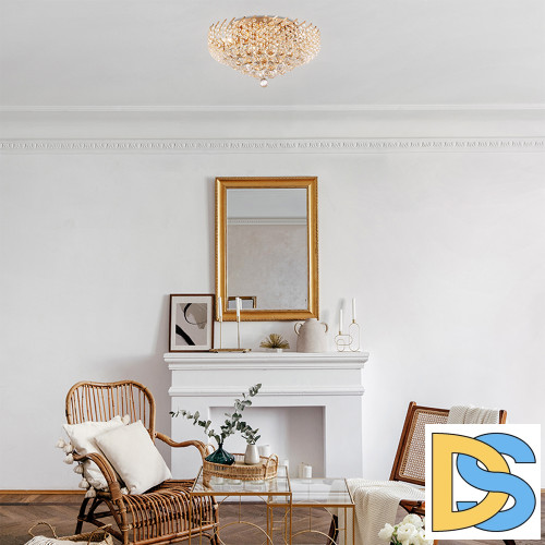 Потолочная люстра Maytoni Karolina DIA120-09-G