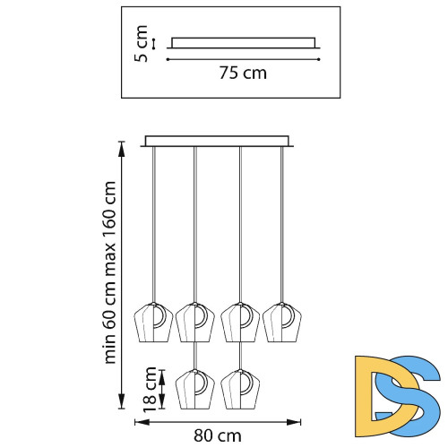Каскадная люстра Lightstar Caramello 796329