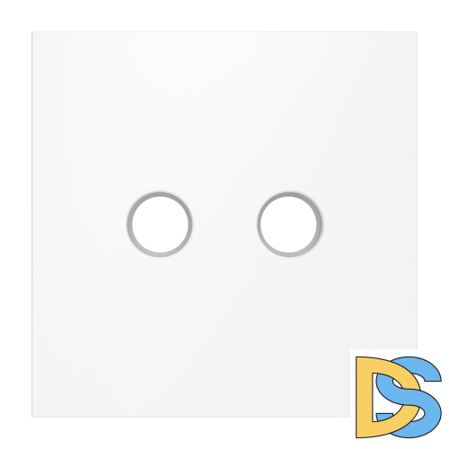 Накладка для розетки телевизионной оконечной TV+SAT, S70 (белый матовый)