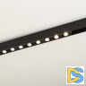 Трековый магнитный светильник Arlight MAG-DOTS-25-L400-12W Warm3000 (BK, 30 deg, 24V, DALI) 046324