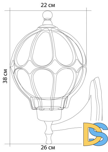Уличный настенный светильник Feron PL3801 11350