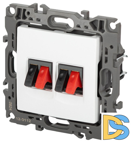 Розетка аудио двойная Эра 12-3112-01М Б0065713