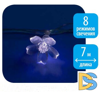 Светодиодная гирлянда (07934) Uniel сакура 220V белый ULD-S0700-050/DTA White IP20 WHITE SAKURA