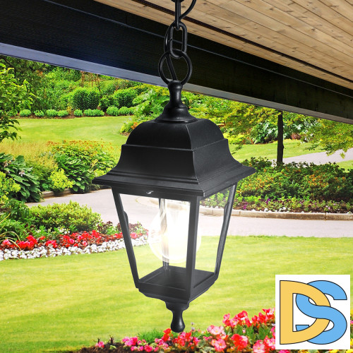 Уличный подвесной светильник ЭРА НСУ 04-60-001 черный Б0048105