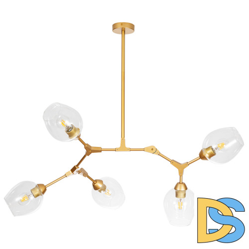 Люстра на штанге Arte Lamp Yuka A4103SP-5GO