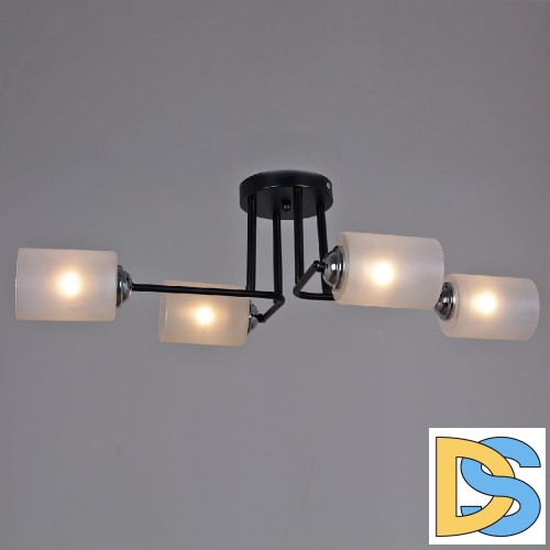 Потолочная люстра Reluce 70187-0.3-04 BK+CR