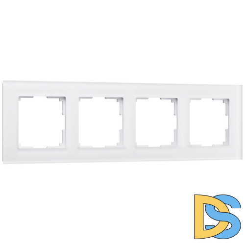 Рамка на 4 поста Werkel Favorit белый матовый W0041105 4690389159930