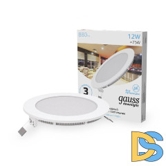 Встраиваемый светодиодный светильник Gauss 939111212