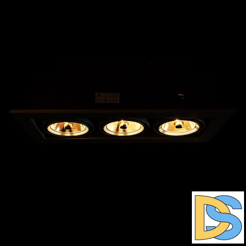 Встраиваемый светильник Arte Lamp Technika A5930PL-3WH