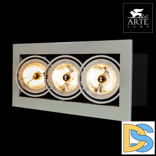 Встраиваемый светильник Arte Lamp Technika A5930PL-3WH