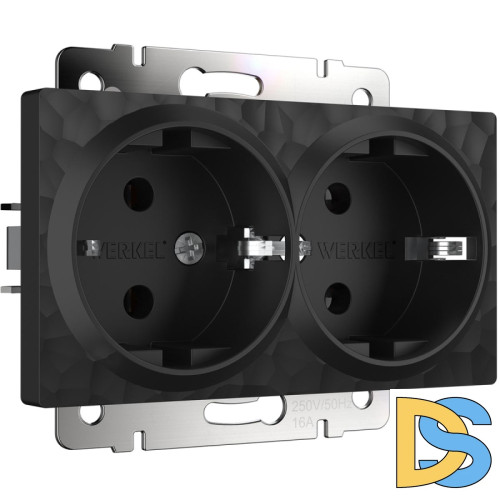 Розетка Werkel Hammer черный 4690389162961